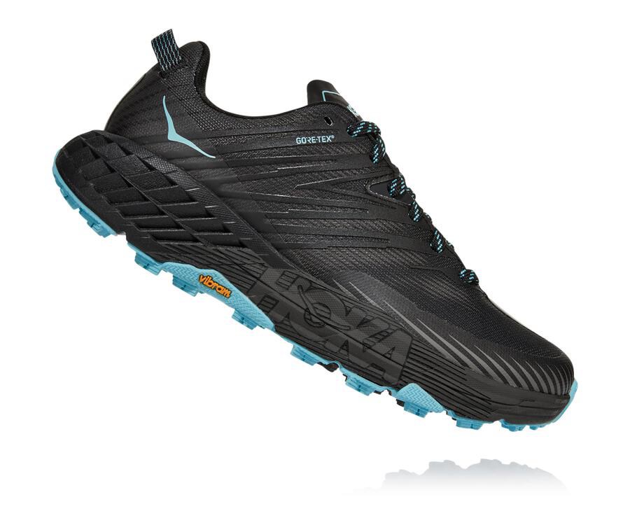 Hoka One One Spor Ayakkabı Kadın Siyah - Speedgoat 4 Gore-Tex - TI2936401